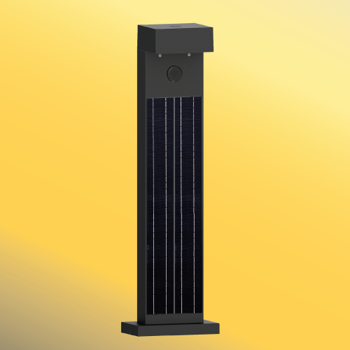 Click to view Ligman Lighting's Prague Solar Bollard (model UPRA-100XX).